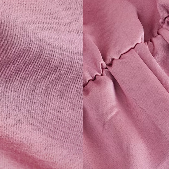 **bundled** Satin V-Neck Tie Waist Wide Leg Jumpsuit - Picture 5 of 5